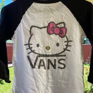 Hello Kitty X Vans long sleeve (never used)  cute!